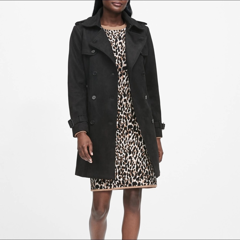 Banana Republic lined Trench Coat XS water repellant